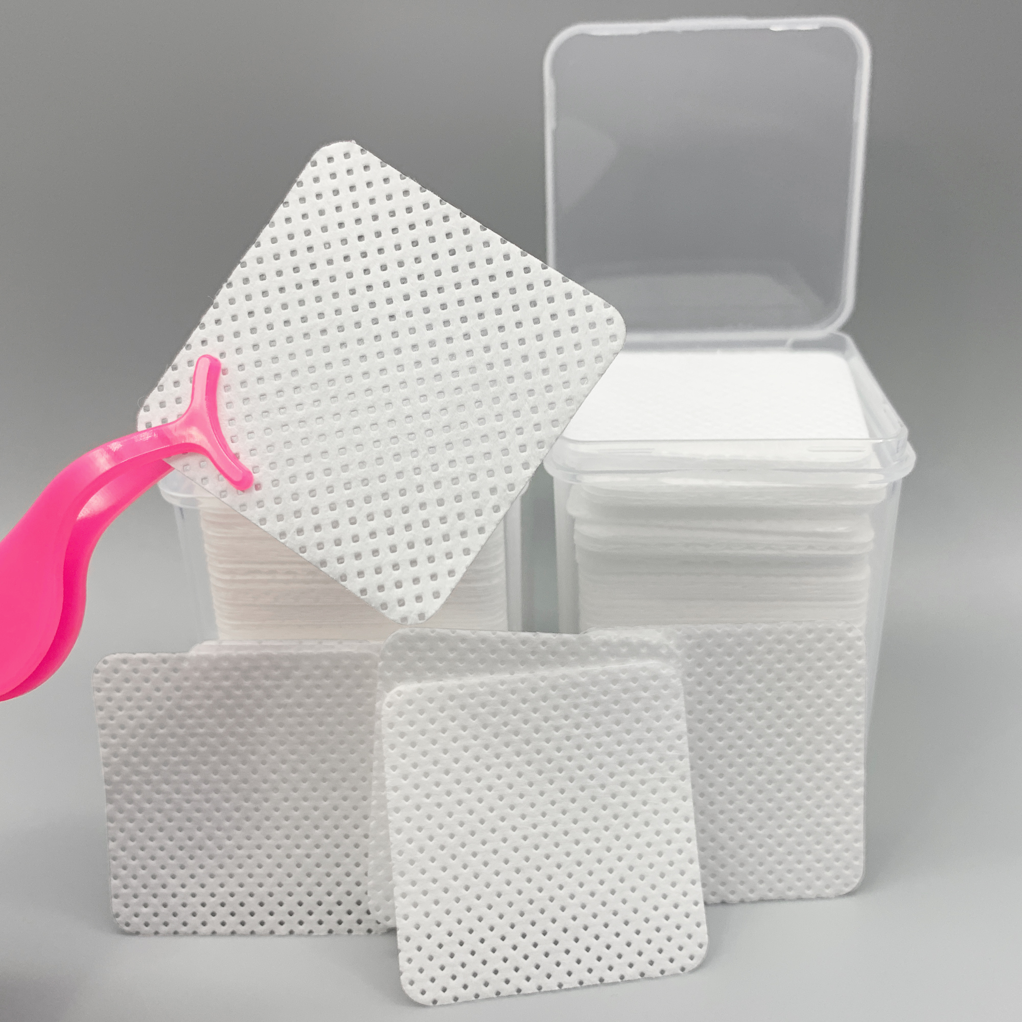 Eyelash Extension Remover Gel - 200Pcs/Box Lint Free Nail Wipes Eyelash