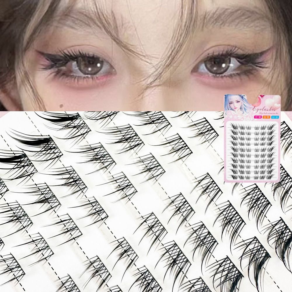3D Cat Eye Clusters Lashes Nat - Eyelash Extension Cat Eye Wispy incelemesi ve fiyatı