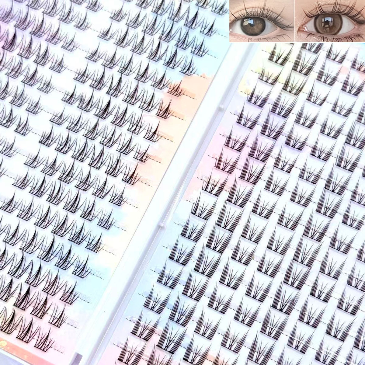 Hot Selling  Sunflower and Cat - Eyelash Extension Cat Eye Wispy incelemesi ve fiyatı