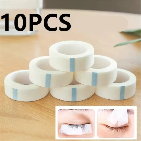 New5/10PCS White Tape Eye Fals - Tape Breathable Lash incelemesi ve fiyatı