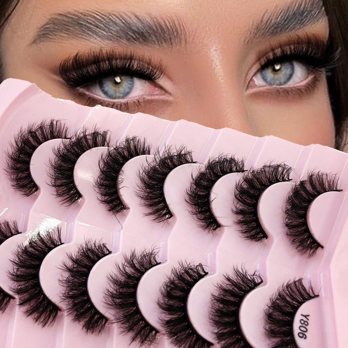 HBZGTLAD Fluffy Wispy Lashes N - Eyelash Extension Cat Eye Wispy incelemesi ve fiyatı