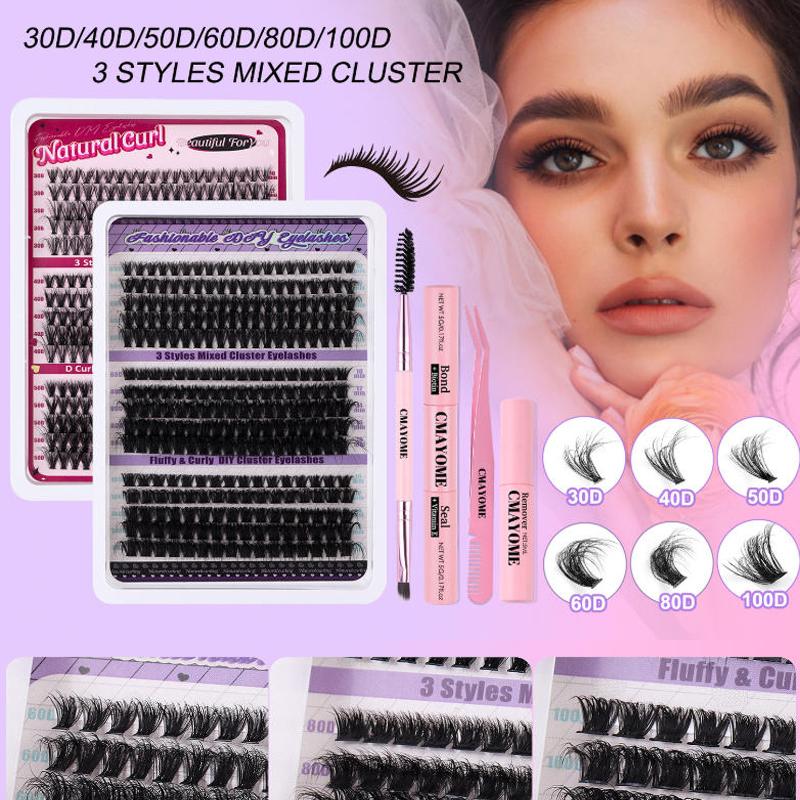 False Eyelashes Cluster Lashes - Eyelash Extension Volume Lashes incelemesi ve fiyatı