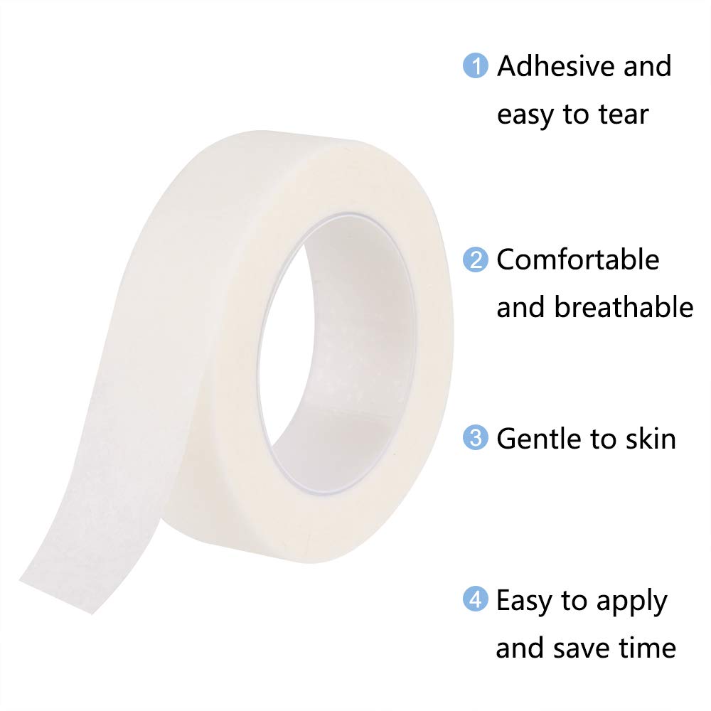 5Rolls White Eyelash Tape Adhe - Tape Breathable Lash incelemesi ve fiyatı