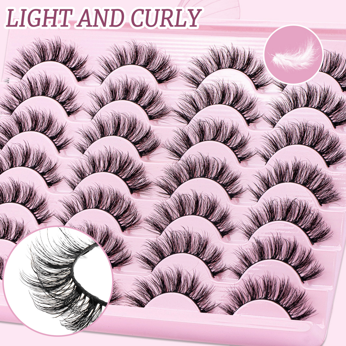 Cat Eye Lashes Faux Mink Eyela - Eyelash Extension Cat Eye Wispy incelemesi ve fiyatı