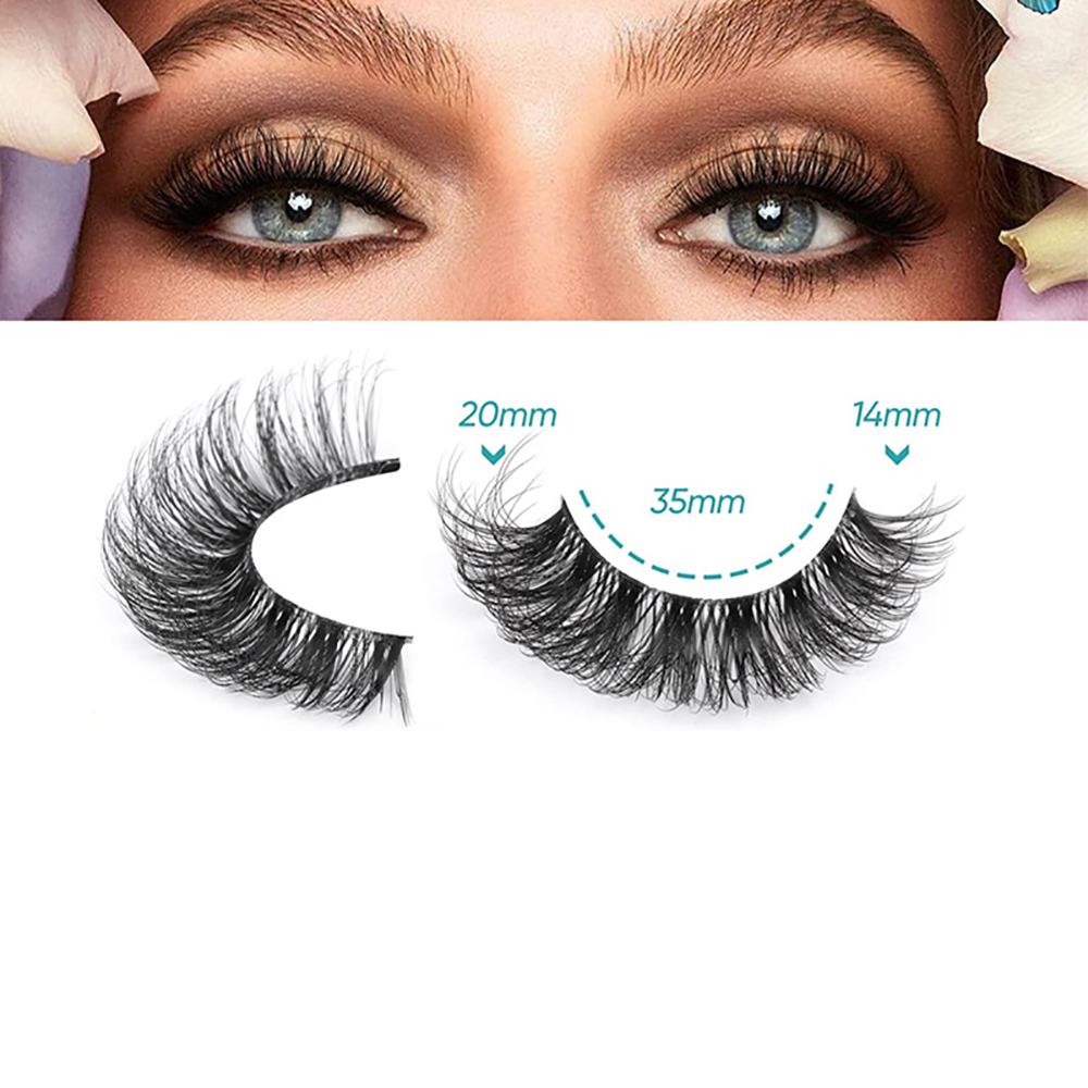 10 Pairs False Eyelashes 6D Su - Eyelash Extension Cat Eye Wispy incelemesi ve fiyatı