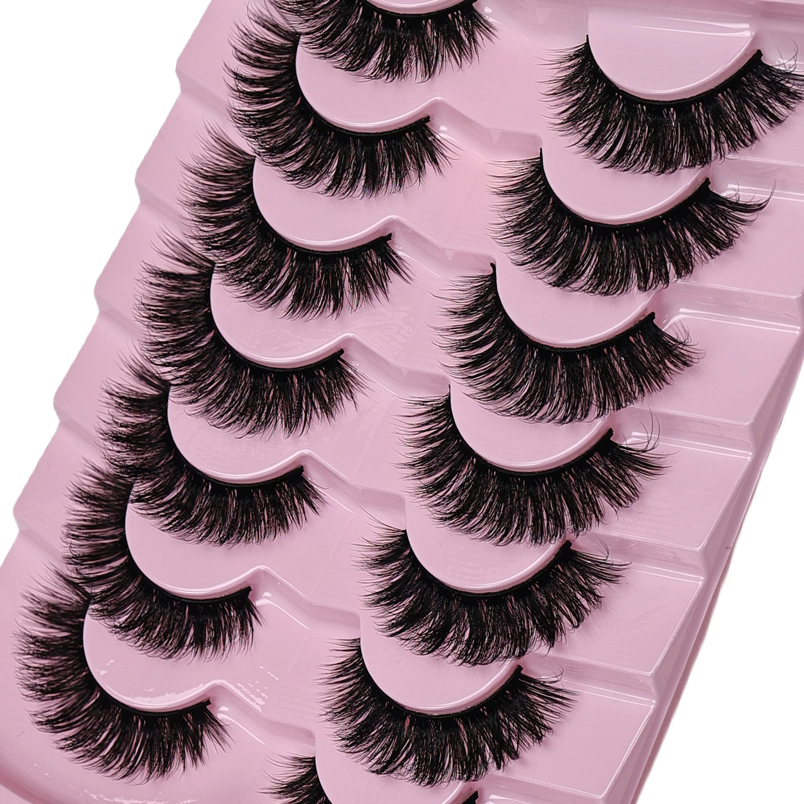 7 Pairs Cat Eye Lashes Volume  - Eyelash Extension Cat Eye Wispy incelemesi ve fiyatı