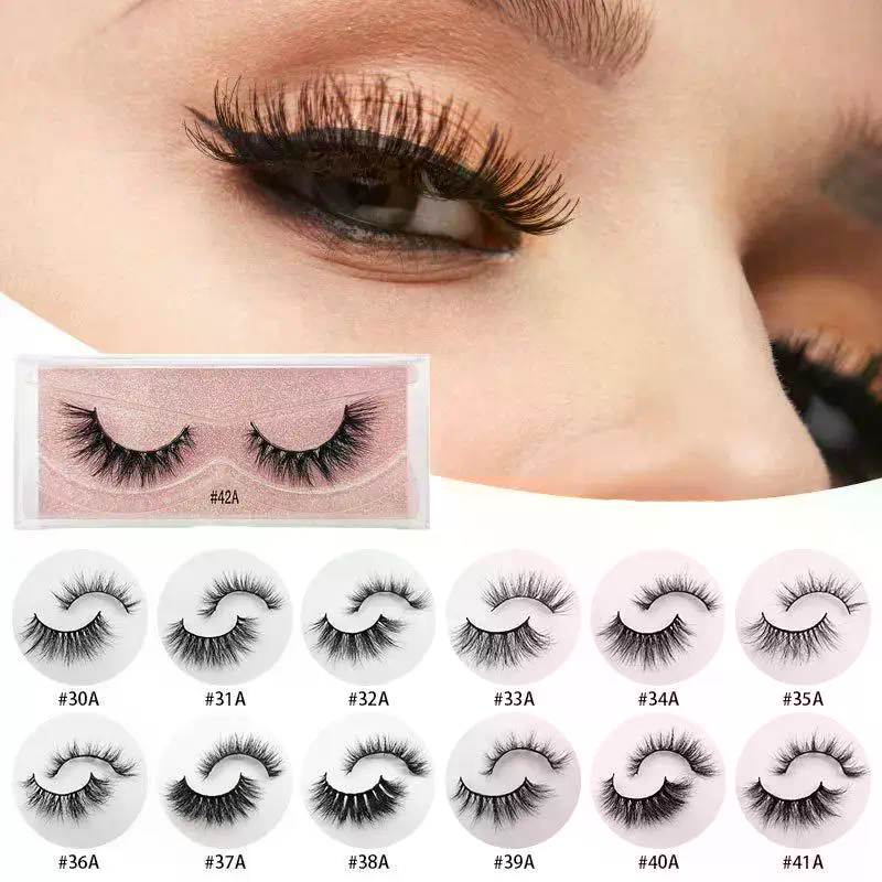 Eyelashes 3D Mink Lashes Natur - Eyelash Extension Volume Lashes incelemesi ve fiyatı