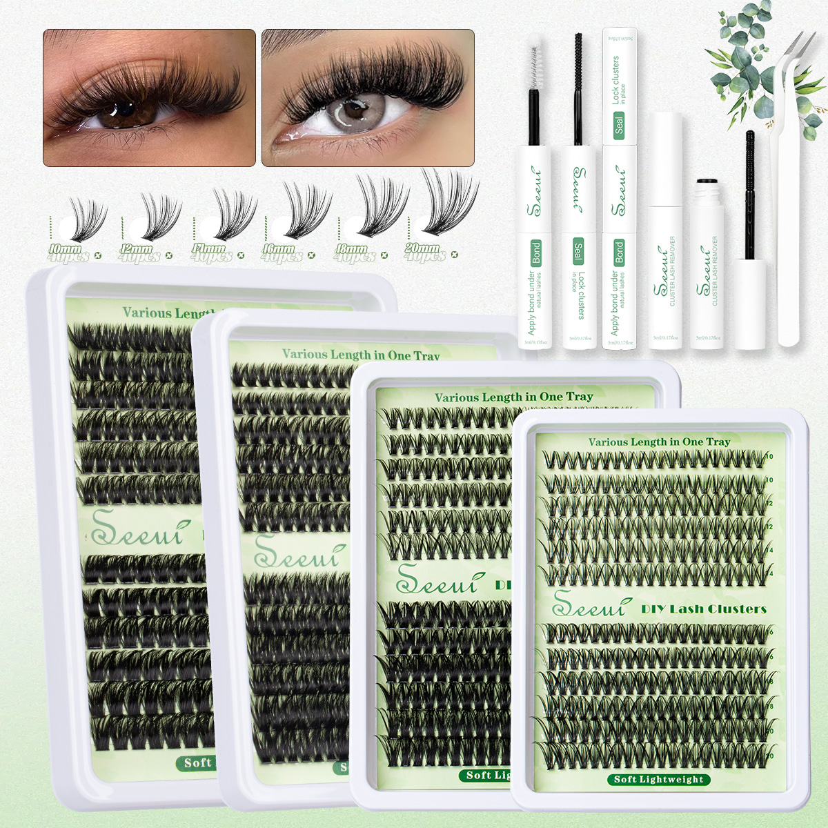 Cluster Lashes Kit Individual  - Eyelash Extension Volume Lashes incelemesi ve fiyatı