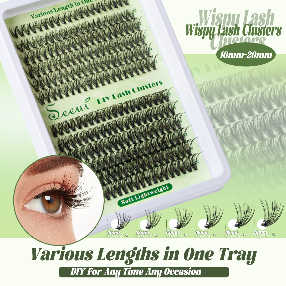 Cluster Lashes Kit Individual  - Eyelash Extension Volume Lashes incelemesi ve fiyatı