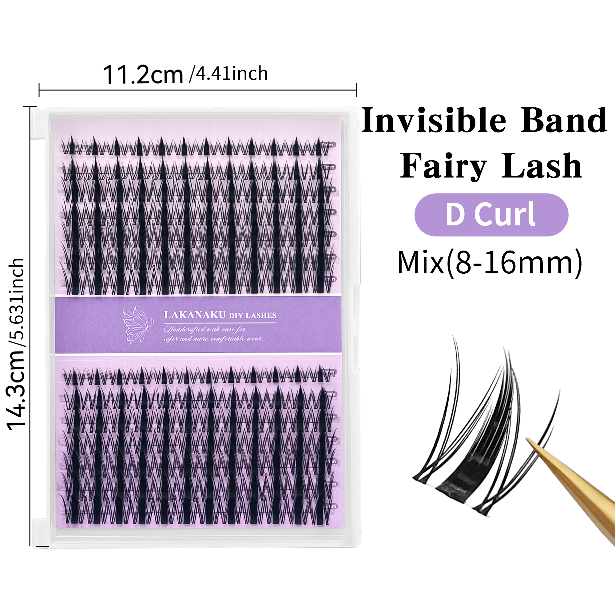LAKANAKU Manhua Cluster Lashes - Eyelash Extension For Men incelemesi ve fiyatı