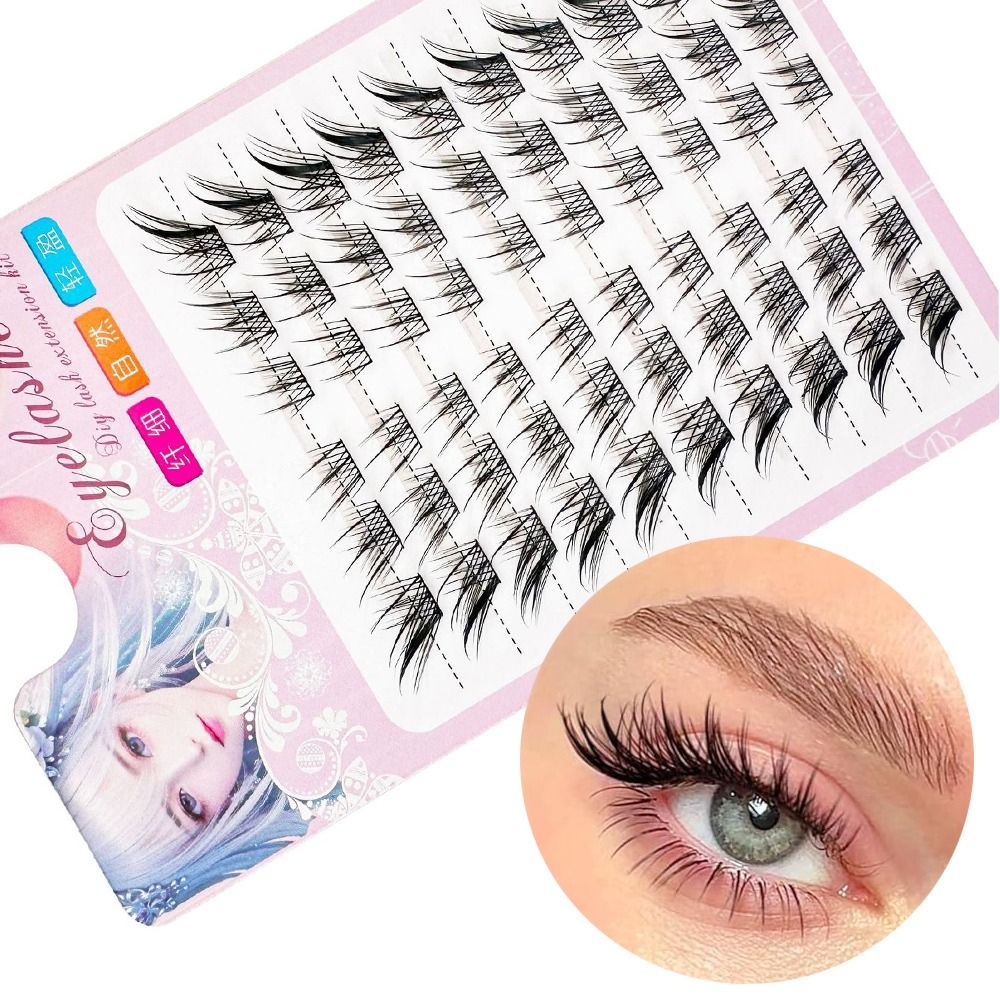3D Cat Eye Clusters Lashes Nat - Eyelash Extension Cat Eye Wispy incelemesi ve fiyatı