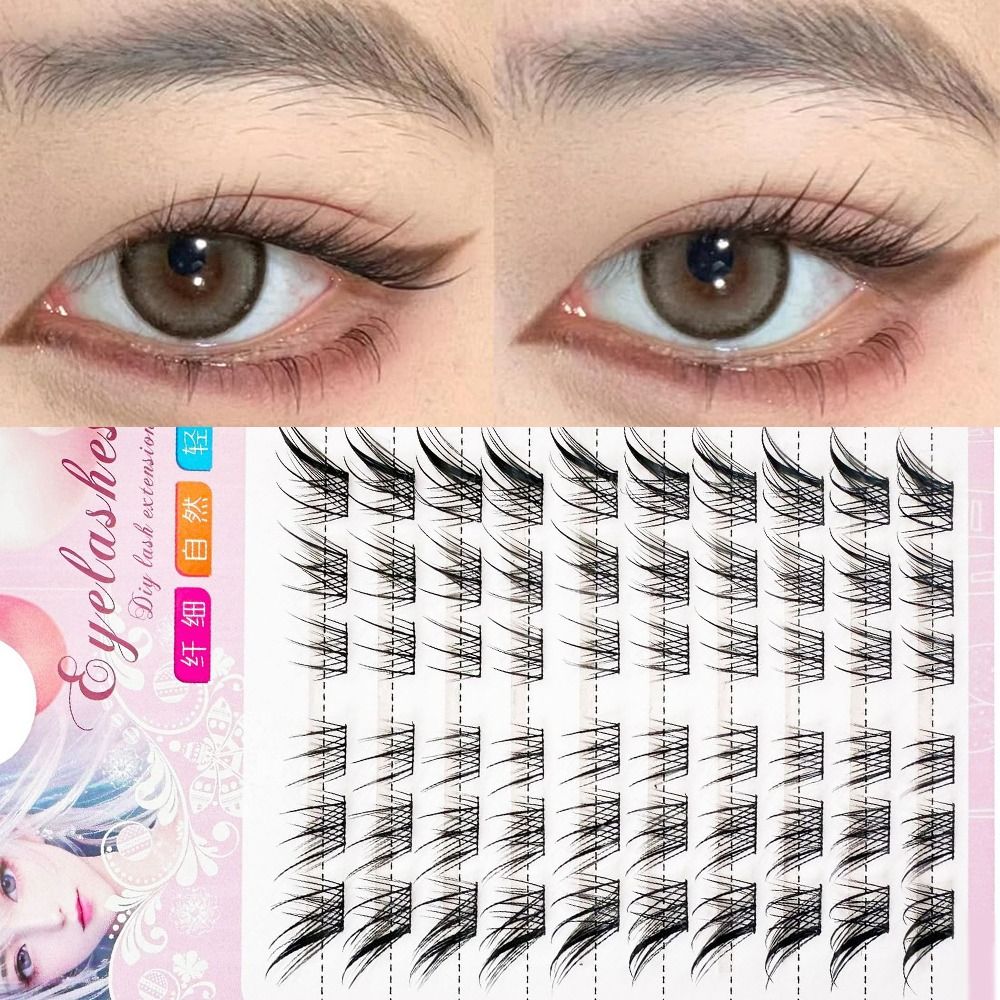Women Beauty 3D Cat Eye Cluste - Eyelash Extension Cat Eye Wispy incelemesi ve fiyatı