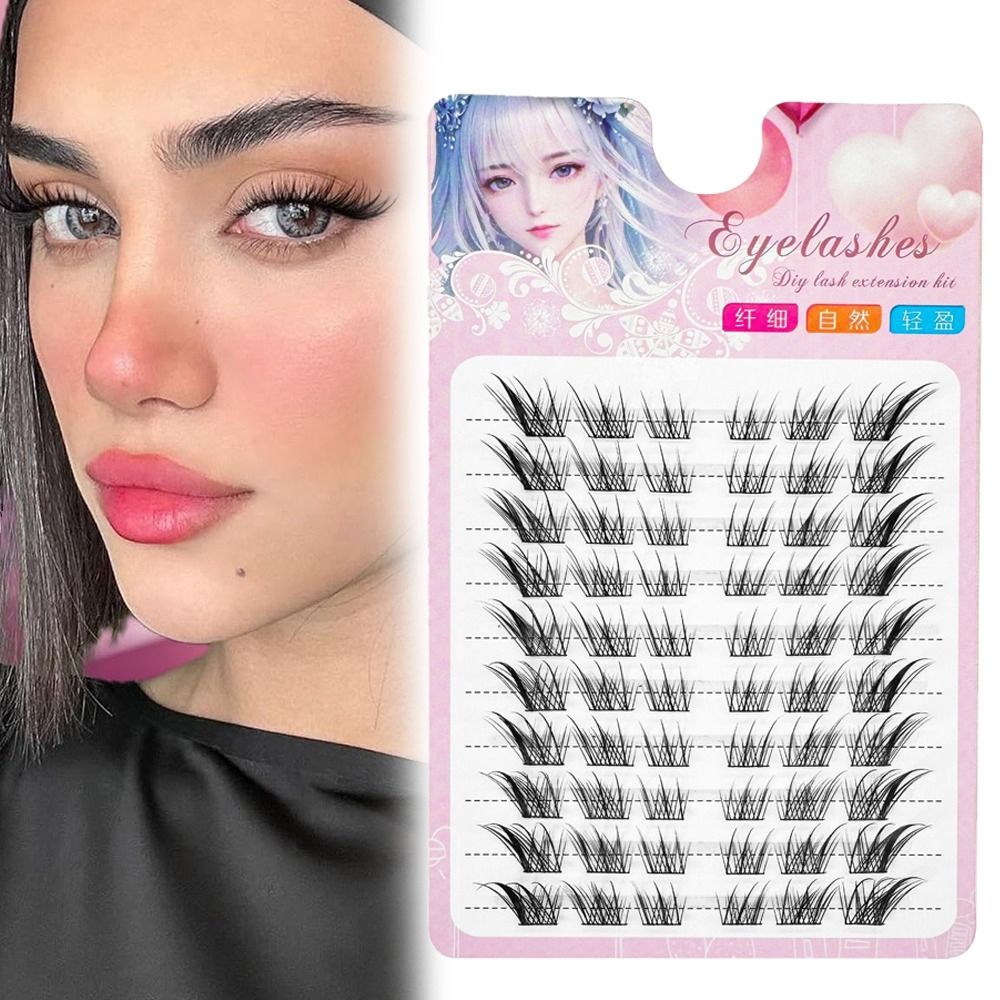 Women Beauty 3D Cat Eye Cluste - Eyelash Extension Cat Eye Wispy incelemesi ve fiyatı