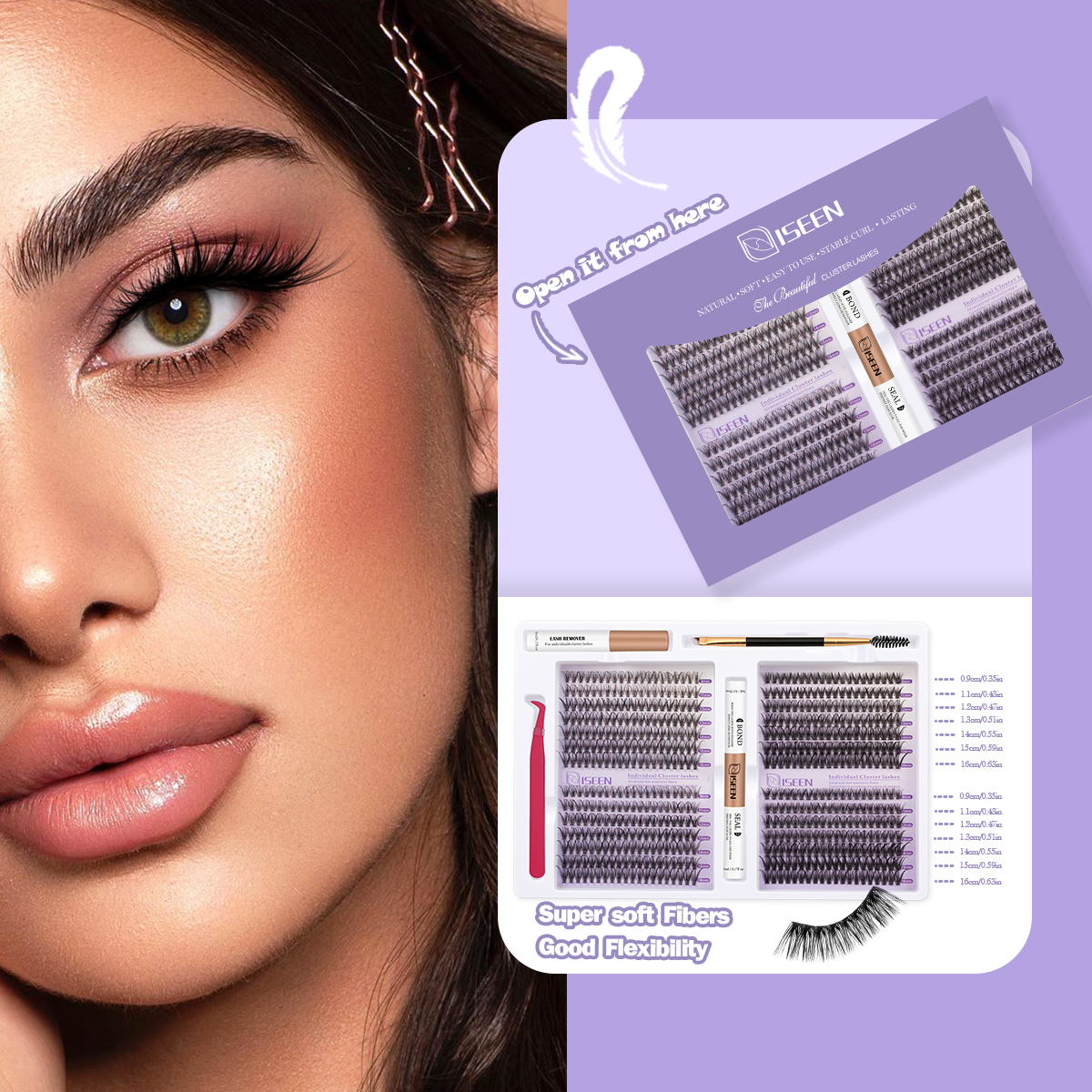 Eyelash Clusters Kit Soft Volu - Eyelash Extension Volume Lashes incelemesi ve fiyatı