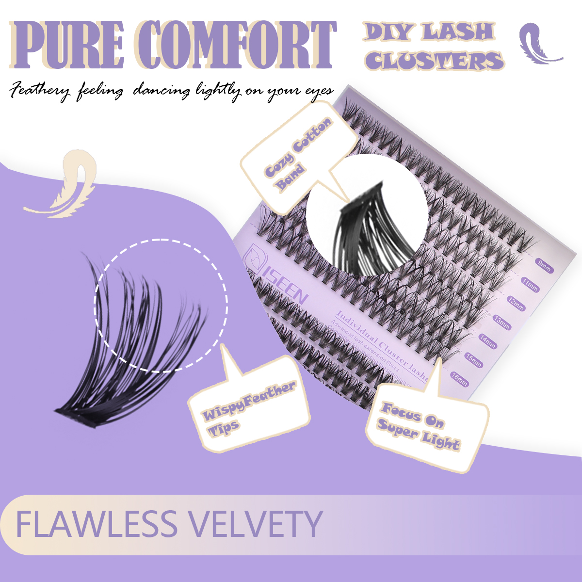 Eyelash Clusters Kit Soft Volu - Eyelash Extension Volume Lashes incelemesi ve fiyatı